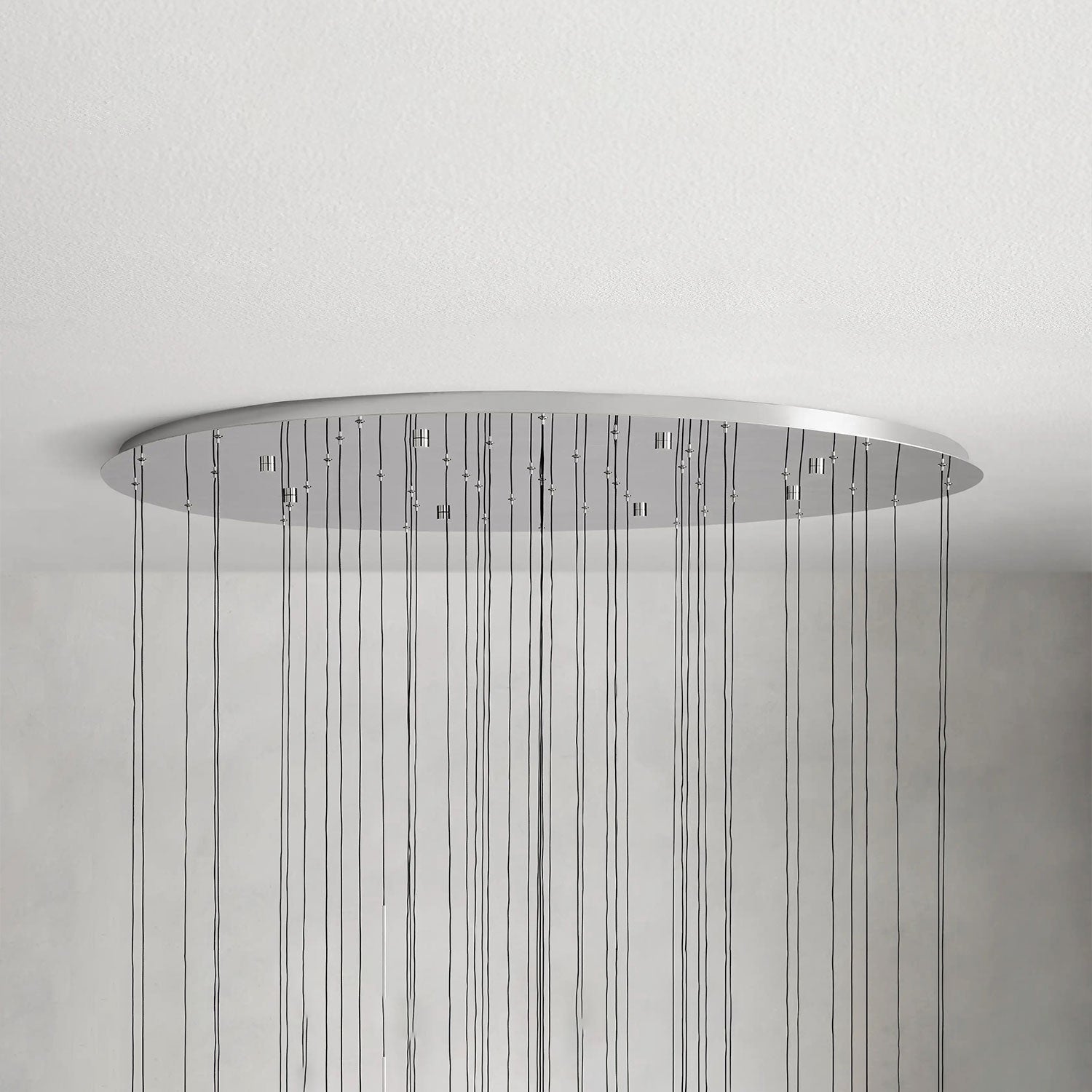 Soltaire Round Chandelier 17", 24", 36", 58"